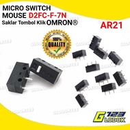 TOMBOL Omron D2FC-F-7N Mouse Micro Switch AR21 Click Button Switch