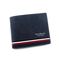 7svf New Men's Wallet Zipper Coin Pocket Ultra Thin Card Holder Name Engraving Luxury Men's Short Wallet High Quality PU Leather Men's WalletMen Wallets