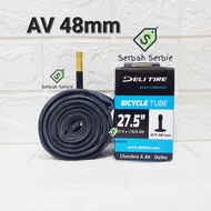 BICYCLE INNER TYRE 27.5X1.75 27.5X2.125 SWALLOW AV 35 48 MM 35MM 48MM DELI TIRE 27.5 X 175 190 195 2