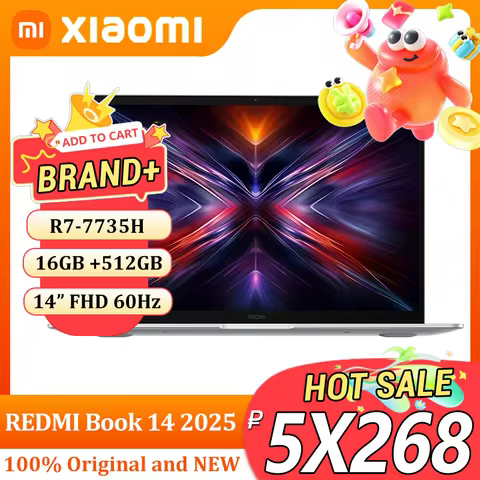 Xiaomi REDMI Book 14 2025 R5-7535H/R7-7735H 16GB+512GB 14inch FHD 60Hz