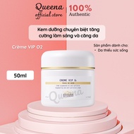 Creme VIP O2 cream 50ml helps brighten and tighten skin, helps rejuvenate skin and prevent aging - K