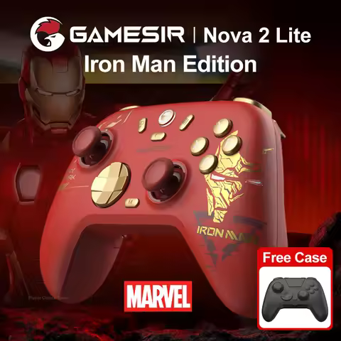 GameSir Nova 2 Lite Iron Man Limited Edition for Nintendo Switch 2/1 Steam PC iOS Android Marvel Lic