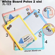 MJ White board Plain 2 sides 30x40 JL-123 Whiteboard/
