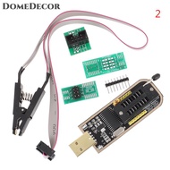 DomeDecor Mô-đun lập trình USB BIOS EEPROM Flash sê-ri ch341a 24 25 + kẹp kiểm tra soic8