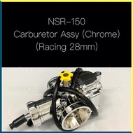 HONDA NSR150 - CARBURETOR ASSY (RACING 28MM) (CHROME) NSR 150