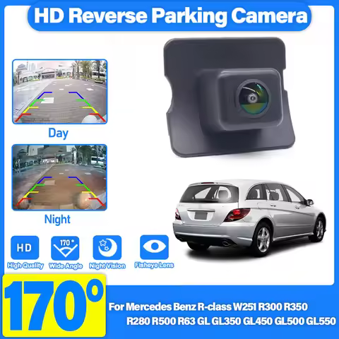 HD Waterproof Reverse Camera Backup Camera For Mercedes Benz R-class W251 R300 R350 R280 R500 R63 GL