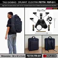 Softcase Tas Gigbag Drumkit Feyth FDP 011 Compact Electric Drum Portable Bag Case Drumpad Electric F
