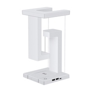 ไฟห้องนอนโคมไฟข้างเตียงไฟตั้งโต๊ะไฟ LED กลางคืนลอยตัวแบบไร้สายแผ่นชาร์จสำหรับ iPhone 14 13 12 11 Pro