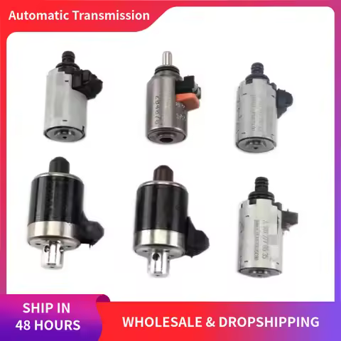 For Mercedes Benz 5-Speed Automatic Gearbox Solenoid Kit 6PCS 722.6 Transmission Solenoids Set