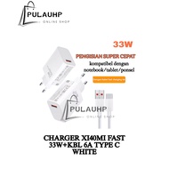PULAUHP _ Xiaomi Fast 33w Charger + Xiaomi 6a Type C Data Cable