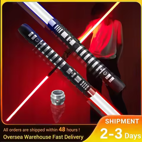 Dueling Lightsaber,Detachable Metal Hilt,Light Saber with Full Size 38.2 Inch,4 Modes,Loud Sound,FOC
