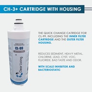 Clearliving CL-99 Replacement Cartridge | CZ-2 | CZ-3 | CZ-3 Plus | CZ-4 | Activated Carbon Cartridg