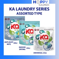 *CHOOSE OPTION* Ka Laundry Capsules 4-in-1 KA Laundry Pods Detergent Refill KA Anti Dust Mite Univer