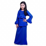 🌺 2022 RAYA 🌺 1-12y BAJU KURUNG BUDAK ROYAL BLUE 1y 4y 12y BIRU