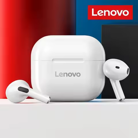 Lenovo LP40 Earphones TWS Wireless Bluetooth 5.0 Earbuds Bass Touch Control Stereo Noise Reduction L
