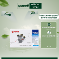 Que thử đường huyết Yuwell cho máy 710 590 582...[50 kim lấy máu + 50 que thử đường huyết]