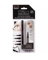 BELLA BROW By Dream Look, Microblading Eyebrow Pen with Precision Applicator (Single Pack - Dark Bro