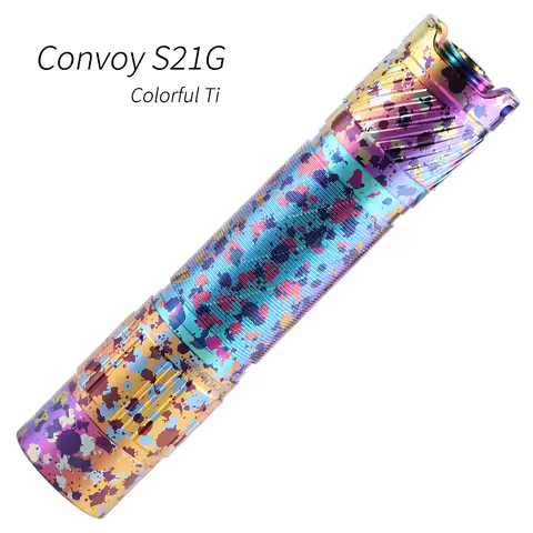 Colorful Ti Convoy S21G 21700 flashlight SFT40 XHP50.3 HI