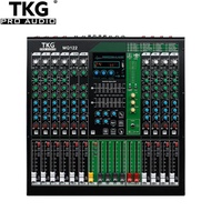 TKG MQ122 12 channels outdoor With 48v Phantom Power USB BT dj mixer audio system dj mixer