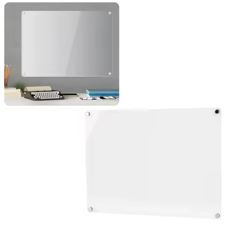 Acrylic Magnet Fridge Whiteboard Clear Dry Erase Refrigerator Planning Memo Board Kitchen Meal Plann
