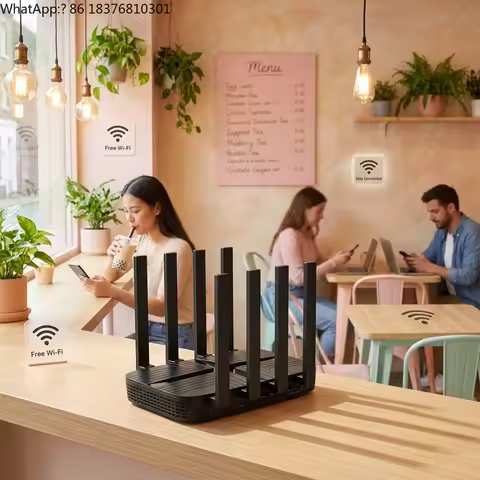 Tri-Band WiFi 7 Router 1 2.5Gbps WAN High-speed Optical Port External High-gain Antenna Home New Fir