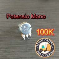 Potentiometer mono 100k potentiometer 100k meter kilo ohm