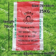 JW TOP 25KG Sako for farm product brand new Rice sack