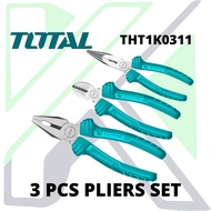 【TOTAL】3pcs Pliers Set THT1K0311 ✂️ [Set Playar 钳子套装]