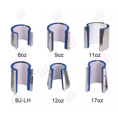 32/30/20/12/11/9oz Straight Tumbler Coaster - For Heat Press Mug Machine DIY Mug Accessory