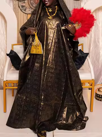 Carnival Party African Feast Traditional Printed Robes Seasonal Elegant Gowns