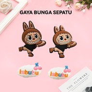 Comanier Sticker Charm Sandal 3D Accessories Untuk Hiasan Charms Sandal Lepas Pasang