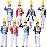 2024 New Style Drum Team Clothing Elementary School Students Drum Team Clothing Junior Team Flag Rai