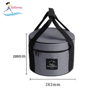 [Whweight] 14L Capacity Camping Storage Bag, Practical Cookware Basket Durable Utensils
