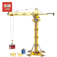 Lepin 02069 City Series the Building Crane Set 7905 Building Blocks Bricks City Lifting Machine Chil