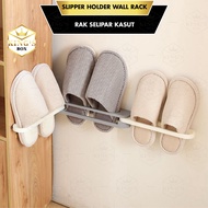 KGB 3 in 1 Rak Selipar Rak Kasut Shoes Storage Hanging Rack Slipper Holder Wall Mounted Hanging Storage