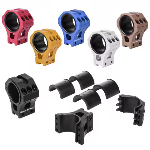 WestHunter 11mm Rail Scope Mounts High Profile Dovetail Mounts 34mm/30mm/25.4mm Tube Sight Rings Hun