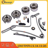 AUTO ENGINE PARTS Timing Chain Kit CVVT Gear Fit For Hyundai GENESIS KIA 3.3L 3.8L V6 GAS 3.3 3.8 L 