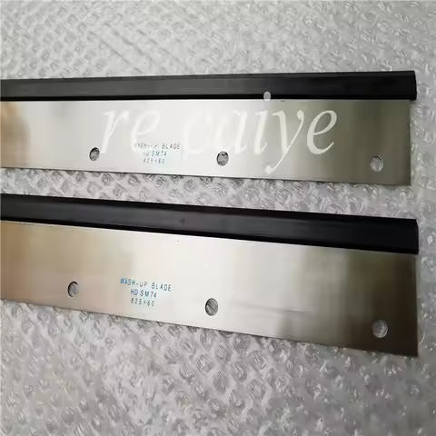 5 Pieces SM74 PM74 Printing Machinery Wash Up Blade M2.010.403 9 Holes 825x60mm