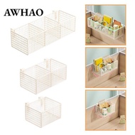 [AWHAO] Space Saving Metal Office Hanging Shelf Multipurpose Storage Organizer for Cubicle or Deskto