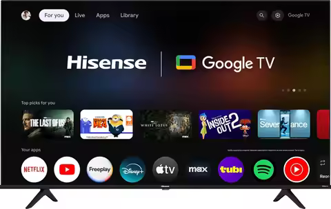55-Inch 4K UHD Smart TV with Google TV, Alexa, Dolby Vision HDR, Game & Sports Modes, Voice Remote