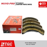 Nuvo-Pro Brake Shoe VKX-627 Rear Mitsubishi Canter 4D31 / 4D32 - 1pc