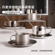 [48H Shipping] Sado Stainless Steel Double-Layer Insulated Anti-Scald Coffee Cup Afternoon Tea Ameri