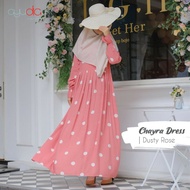 [Official Agent] Chayra Dress by Ayudia Gamis Only Rayon Material Uniqlo Cool Cheap Nursing Friendly