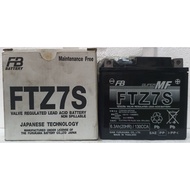 FB ( Furukawa ) | FTZ7S(YTX5L-BS, YT6B-3, YTZ 7S-BS)  | Motorcycle Dry Battery | Motorsikar Batteri 