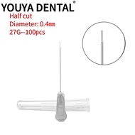 100 Pcs/Bag Endo Irrigation needle tip 30G 27G 25G End-Closed Side Hole Endo Syringe tips