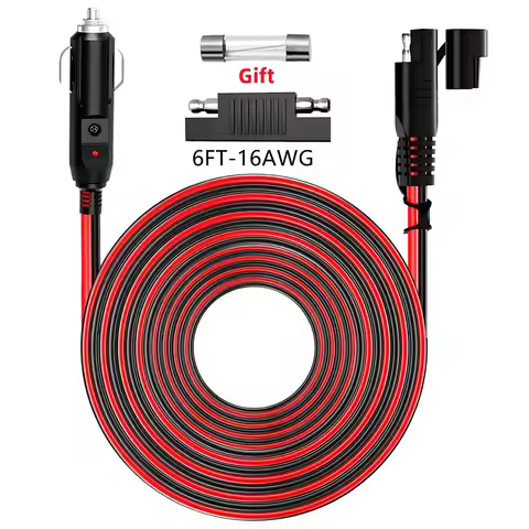 12/24V SAE to SAE extension cable quick connector harness SAE connector, with SAE polarity backup ad