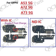 For OPPO A53 A72 A73 5G With IC USB Charger Charging Port Board Dock Plug Socket Jack Connector Flex