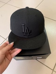 New era MLB LA All black 洛杉磯道奇隊 全黑59fifty全封棒球帽