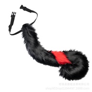 Original Fox Wolf Ear Tail Strap Fox Ear Headband Hair Clip Simulation Fox Tail Big Fox Tail