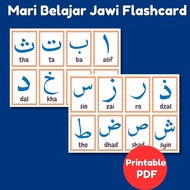 Mari Belajar Jawi Flashcard (PDF)